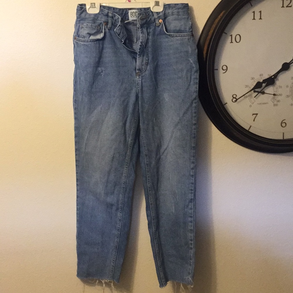 Mom cut jeans